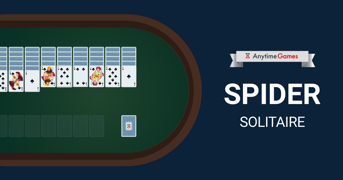 Play Spider Solitaire Online For Free From Anytime Games